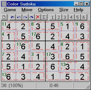 Color Sudoku - náhled