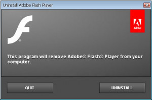 Adobe Flash Player Uninstaller - náhled