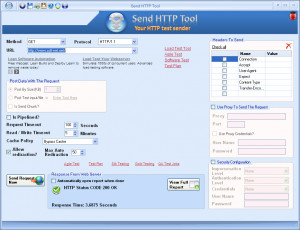 Send HTTP Tool - náhled
