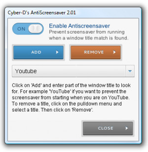 Cyber-D's AntiScreensaver - náhled