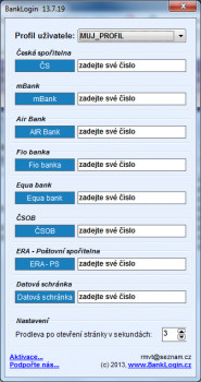 BankLogin - náhled