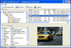 Repair My Backup - náhled