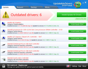 UpdateMyDrivers - náhled