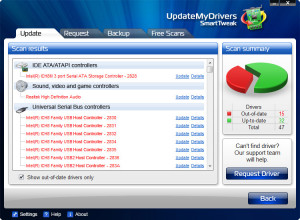 UpdateMyDrivers - náhled
