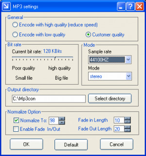 Ease MP3 WAV Converter - náhled