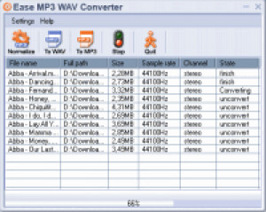 Ease MP3 WAV Converter - náhled