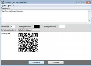 Alternate QR Code Generator - náhled