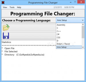 Programming File Changer - náhled