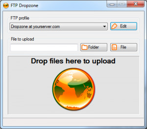 FTP Dropzone - náhled