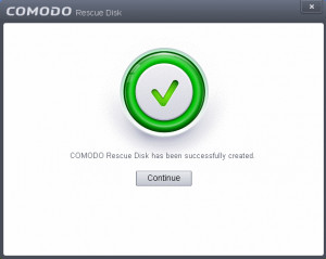 Comodo Rescue Disk - náhled