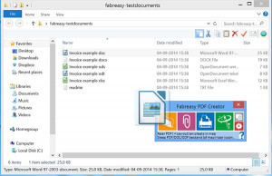 Fabreasy PDF Creator - náhled