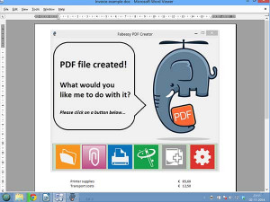 Fabreasy PDF Creator - náhled