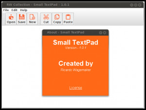 SmallTextPad - náhled