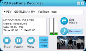 123 Realtime Recorder - náhled
