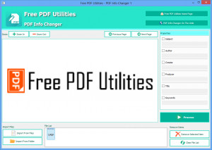 PDF Info Changer - náhled
