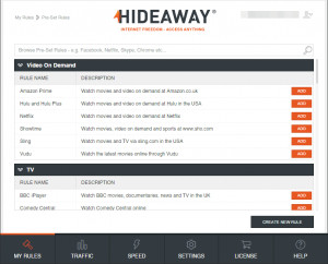 HideAway - náhled