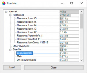 Sizer.Net - náhled