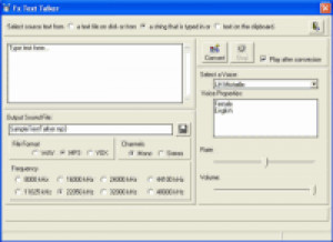 Fx Text Talker - náhled
