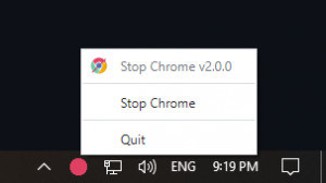 Stop Chrome - náhled
