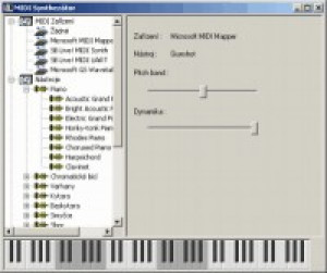 MIDI Synthezátor - náhled