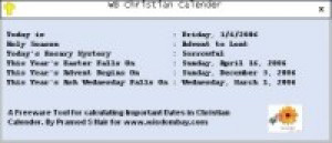 WB Christian Calender - náhled