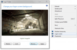 Windows 7 Logon Screen - náhled