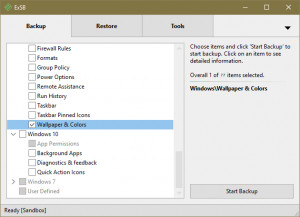 Easexp Settings Backup - náhled