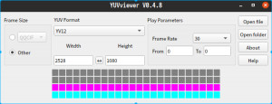 YUVviewer - náhled