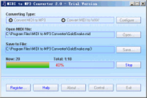 MIDI to MP3 Converter - náhled