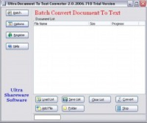 Ultra Document To Text Converter - náhled