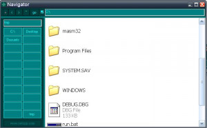 Folder Navigator - náhled
