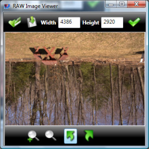 Raw Image Viewer - náhled