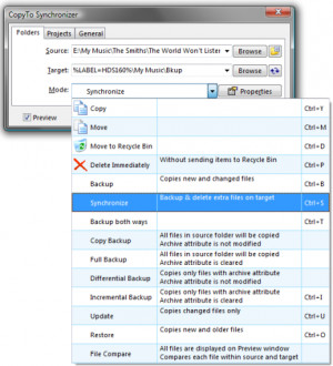 CopyTo Synchronizer Free  - náhled