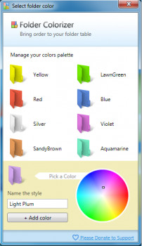 Folder Colorizer - náhled