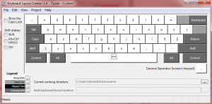 The Microsoft Keyboard Layout Creator - náhled
