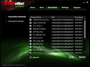 STOPzilla AntiVirus - náhled
