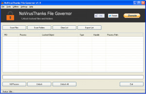 NoVirusThanks File Governor - náhled