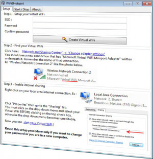 WiFi2Hotspot  - náhled