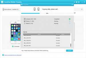FonePaw Mobile Transfer - náhled