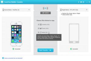 FonePaw Mobile Transfer - náhled