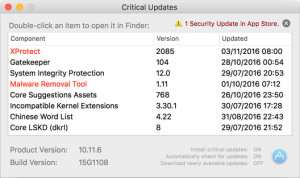 Critical Updates - náhled