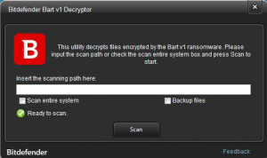 Bitdefender Bart Decryptor - náhled