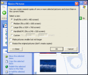 Image Resizer (WinXP PowerToy) - náhled