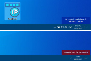 Copy Public IP - náhled