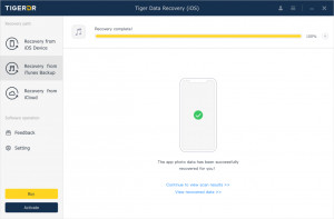 Tiger Data Recovery - náhled