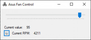 Asus Fan Control - náhled