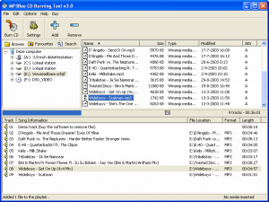 MP3Bee CD Burning Tool - náhled