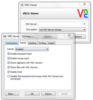 VNC - náhled