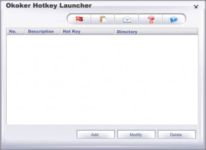 Okoker HotKey Launcher - náhled