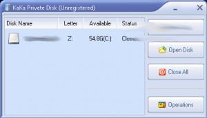 KaKa Private Disk - náhled